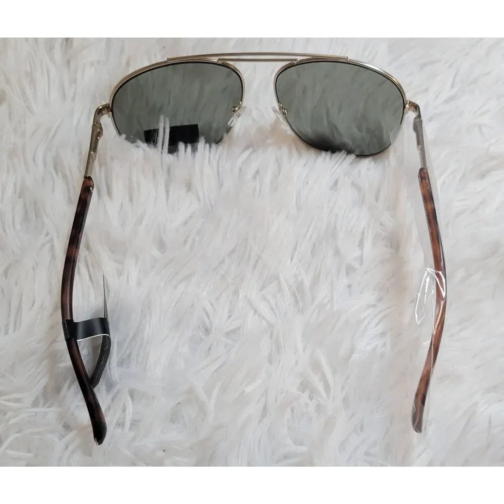 SEAN JOHN Gold Mens Aviator Sunglasses 100% UV Protection New